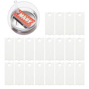 Sublimation name tag toppers for Stanley 40oz